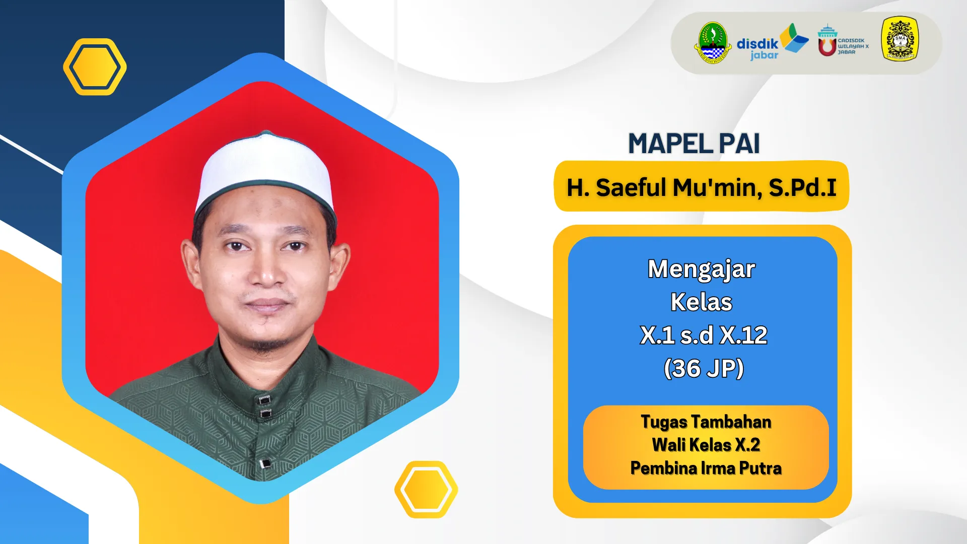 Foto H. Saeful Mu'min, S.Pd.I